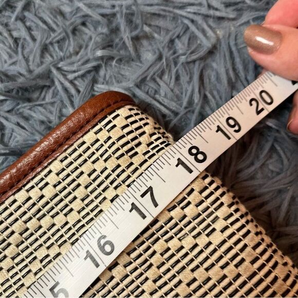 Women Fossil Rachel Bag Tote w Bag Charm - Picture 5 of 8